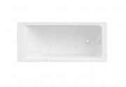 Ванна гидромассажная акриловая прямоугольная Roca Easy Smart Air Plus 160х70 см белый A24T316000