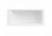 Ванна гидромассажная акриловая прямоугольная Roca Easy Smart Air Plus 160х70 см белый A24T316000