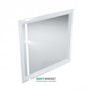 Дзеркало для ванної Kerama Marazzi Pompei 80х75 см білий PO.mi.80\WHT