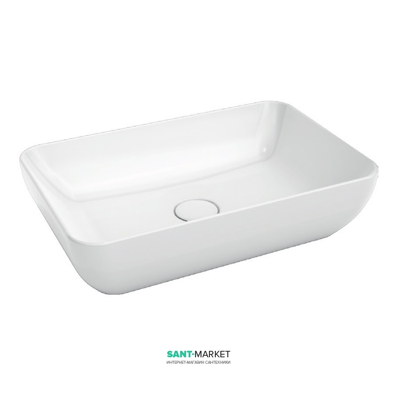 Раковина для ванної Kerama Marazzi Plaza 55x36 см кераміка білий PL.wb.55