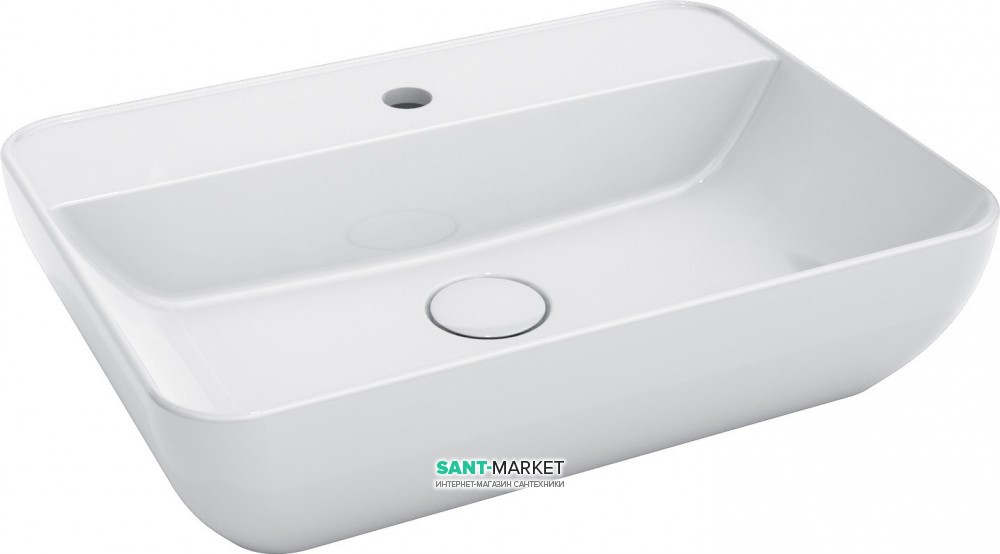 Раковина для ванної Kerama Marazzi Plaza 55x40 см кераміка білий PL.wb.55.1