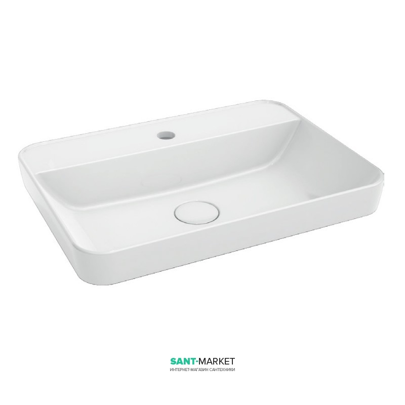 Раковина для ванной Kerama Marazzi Plaza 55x40 см керамика белый  PL.wbi.55.1