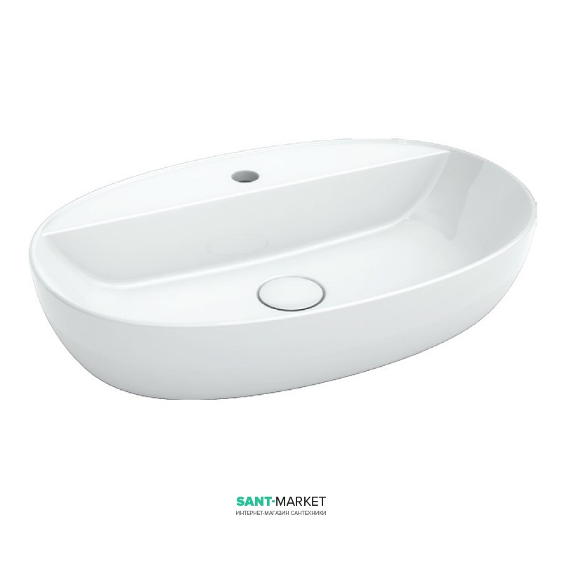 Раковина для ванної Kerama Marazzi Plaza 60x40 см кераміка білий PL.wb.60.1