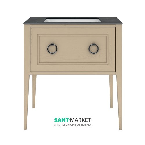 Тумба напольная под раковину Kerama Marazzi Plaza Classic 80 см массив дерева капучино PL.C.80.1\CAP