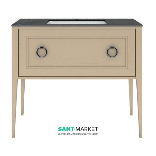 Тумба напольная под раковину Kerama Marazzi Plaza Classic 100 см массив дерева капучино PL.C.100.1\CAP