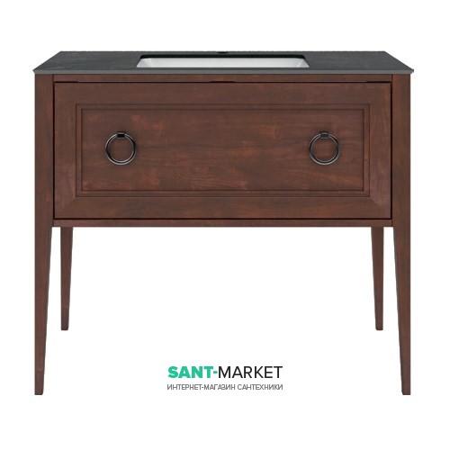 Тумба напольная под раковину Kerama Marazzi Plaza Classic 100 см массив дерева орех PL.C.100.1\NUT