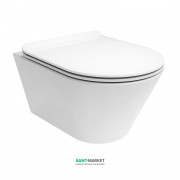 Унитаз подвесной Kerama Marazzi Plaza Modern безободковый керамика белый PLM.wc.02