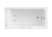 Ванна гідромасажна акрилова прямокутна Roca Easy Effects Gold Option 140х70 см білий A24T308000