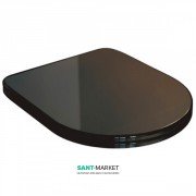 Сиденье с крышкой для унитаза Kerama Marazzi Pompei Soft close+Clip up черный PO.seat.01\BLK