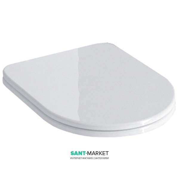 Сидіння з кришкою для унітазу Kerama Marazzi Pompei Soft close+Clip up білий PO.seat.01\WHT