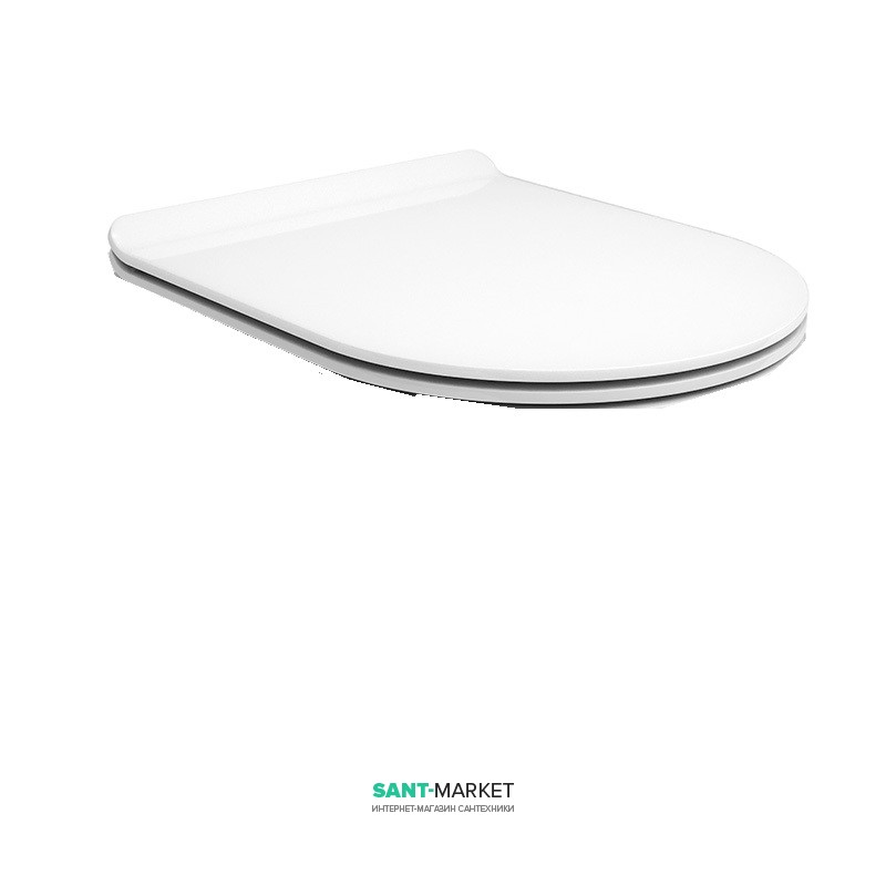 Сидіння з кришкою для унітазу Kerama Marazzi Plaza Modern Soft close+Clip up білий PLM1.seat.02\WHT