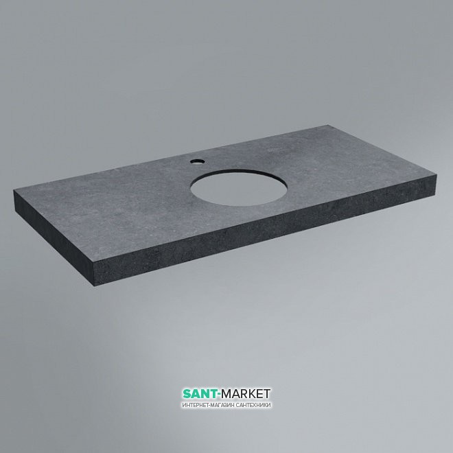 Столешница под раковину Kerama Marazzi Canaletto 99,6 см Роверелла серый темный CN100.DL501300R
