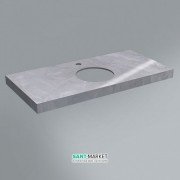 Стільниця під раковину Kerama Marazzi Canaletto 99,6 см Ріальто сірий лаппатірованний CN100.SG560702R
