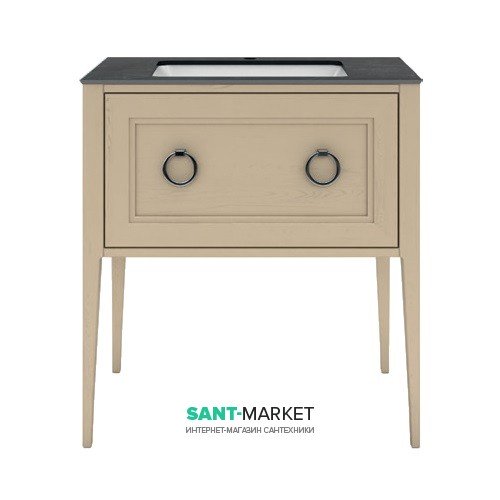 Тумба для підлоги під раковину Kerama Marazzi Plaza Classic 80 см масив дерева капучино PL.C.80.1\CAP