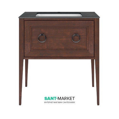 Тумба для підлоги під раковину Kerama Marazzi Plaza Classic 80 см масив дерева горіх PL.C.80.1\NUT