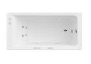 Ванна гідромасажна акрилова прямокутна Roca Easy Effects Gold 140х70 см білий A24T307000