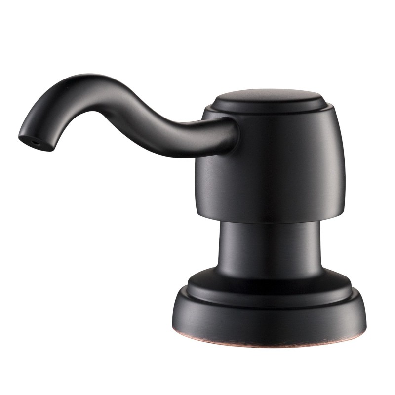 Дозатор для рідкого мила Kraus 420 мл для кухні врізний бронза KSD-52ORB