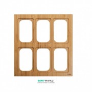 Подставка под аксессуары Kraus Bamboo 426х400 мм бамбук KSB-104BB