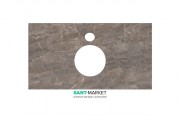 Стільниця під раковину Kerama Marazzi Plaza Classic 80 см Парнас попелястий лаппатірованний PL1.SG570002R\80