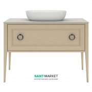 Тумба напольная под раковину Kerama Marazzi Plaza Classic 120 см массив дерева капучино PL.C.120.1+1\CAP