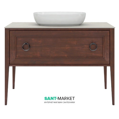 Тумба напольная под раковину Kerama Marazzi Plaza Classic 120 см массив дерева орех PL.C.120.1+1\NUT