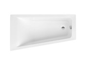 Ванна акриловая асимметричная Roca Easy 160x90 см с ножками левая белый A248411000