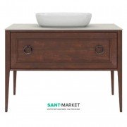 Тумба напольная под раковину Kerama Marazzi Plaza Classic 120 см массив дерева орех PL.C.120.1+1\NUT