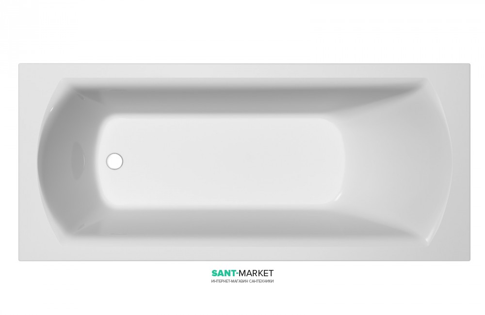 Ванна акрилова прямокутна Ravak Domino II 180х80 білий XAU0000034