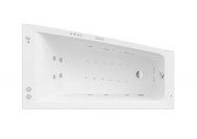 Ванна гидромассажная акриловая асимметричная Roca Easy Effects Titanium правая 160х90 см белый A24T296000
