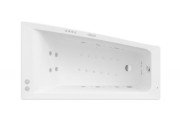 Ванна гідромасажна акрилова асиметрична Roca Easy Effects Gold права 160х90 см білий A24T294000