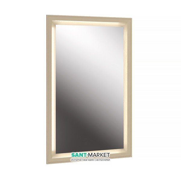 Зеркало для ванной Kerama Marazzi Plaza Classic 65х100 см капучино PL.C.mi.65\CAP