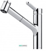 Змішувач для кухні Franke Meos з висувною лійкою одноричажний латунь хром 115.0356.12