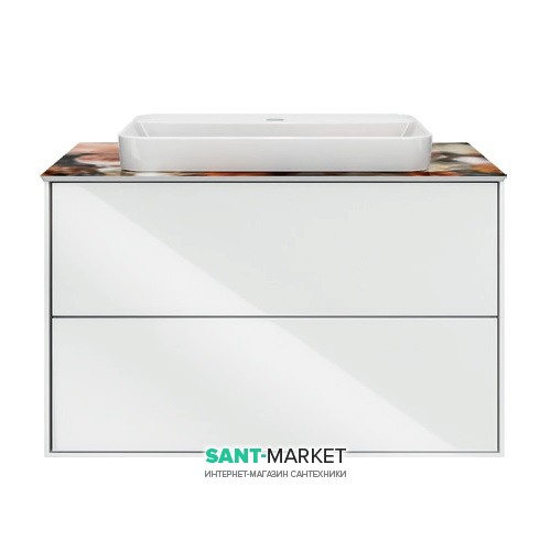 Тумба підвісна під раковину Kerama Marazzi Plaza Modern 80 см МДФ білий PL.M.80.2\WHT