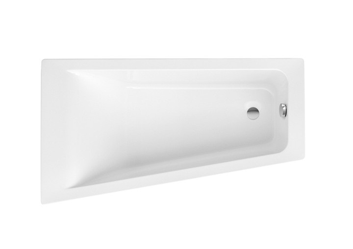 Ванна акриловая асимметричная Roca Easy 150x80 см с ножками левая белый A248407000