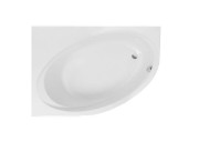 Ванна акриловая асимметричная Roca Orbita 150x100 см с ножками левая белый A24T201000