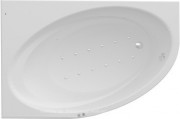 Ванна гидромассажная акриловая асимметричная Roca Orbita Smart Air Plus левая 160х100 см белый A24T219000