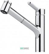 Смеситель для кухни Franke Meos с выдвижной лейкой однорычажный латунь хром 115.0356.121