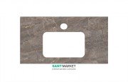 Стільниця під раковину Kerama Marazzi Plaza Classic 80 см Парнас попелястий лаппатірованний PL2.SG570002R\80
