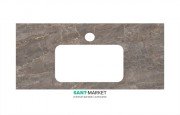 Стільниця під раковину Kerama Marazzi Plaza Classic 100 см Парнас попелястий лаппатірованний PL3.SG570002R\100