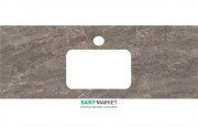 Стільниця під раковину Kerama Marazzi Plaza Classic 120 см Парнас попелястий лаппатірованний PL2.SG570002R\120