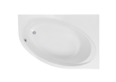 Ванна акриловая асимметричная Roca Orbita 160x100 см с ножками правая белый A24T225000