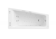 Ванна гидромассажная акриловая асимметричная Roca Easy Effects Titanium правая 150х80 см белый A24T282000