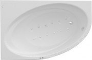 Ванна гидромассажная акриловая асимметричная Roca Orbita Smart Air Plus левая 160х100 см белый A24T219000