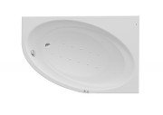 Ванна гидромассажная акриловая асимметричная Roca Orbita Smart Air Plus правая 150х100 см белый A24T211000