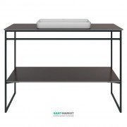 Консоль для раковины Kerama Marazzi Plaza Next напольная 120 см черный матовый PL.N.120.01\BLK.M