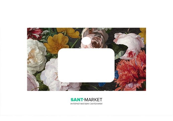 Столешница под раковину Kerama Marazzi Plaza Modern 80 см Парк Роз PL3.VT95\80