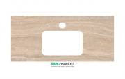 Столешница под раковину Kerama Marazzi Plaza Modern 100 см Риальто песочный PL2.SG560400R\100