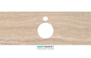 Столешница под раковину Kerama Marazzi Plaza Modern 120 см Риальто песочный PL1.SG560400R\120