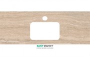 Стільниця під раковину Kerama Marazzi Plaza Modern 120 см Ріальто пісочний PL3.SG560400R\120
