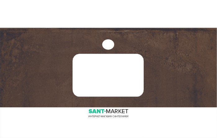 Столешница под раковину Kerama Marazzi Plaza Next 120 см Про Феррум коричневый PL3.DD571300R\120